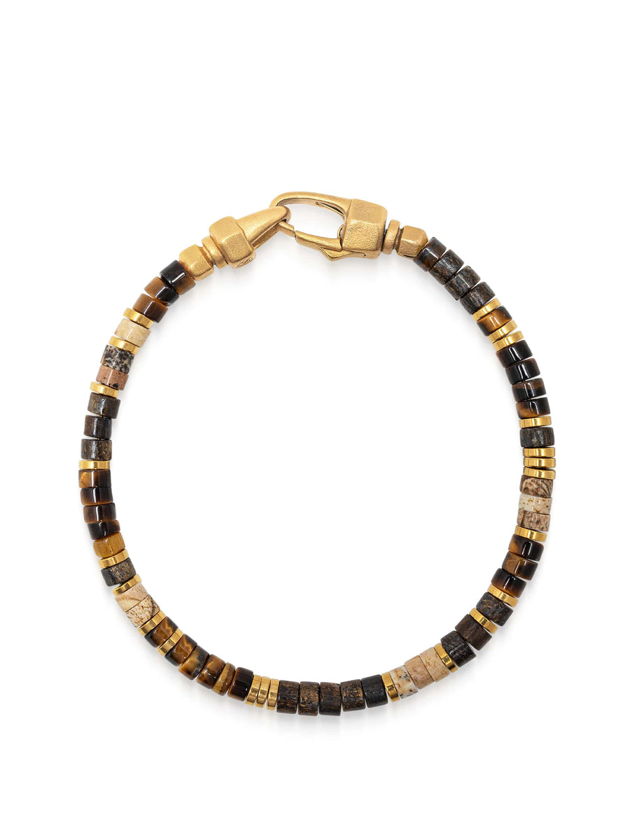 Tiger Eye Heishi Bracelet