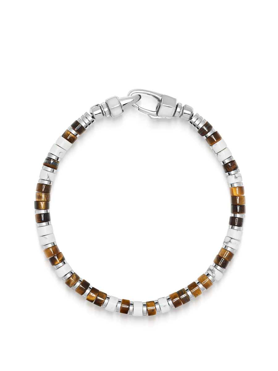 White Howlite Heishi Bracelet