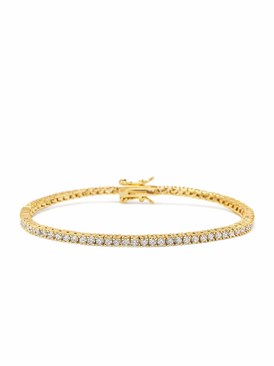 Gold Mini Tennis Bracelet