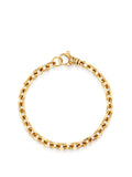 Men's Gold 4mm Cable Chain Bracelet