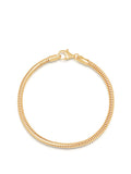 Nialaya Men's Chain Bracelet Men's Gold Round Chain Bracelet