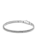 Men's Sterling Silver 4mm Chain Bracelet
