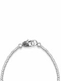 Nialaya Men's Chain Bracelet Sterling Silver Beaded Bracelet