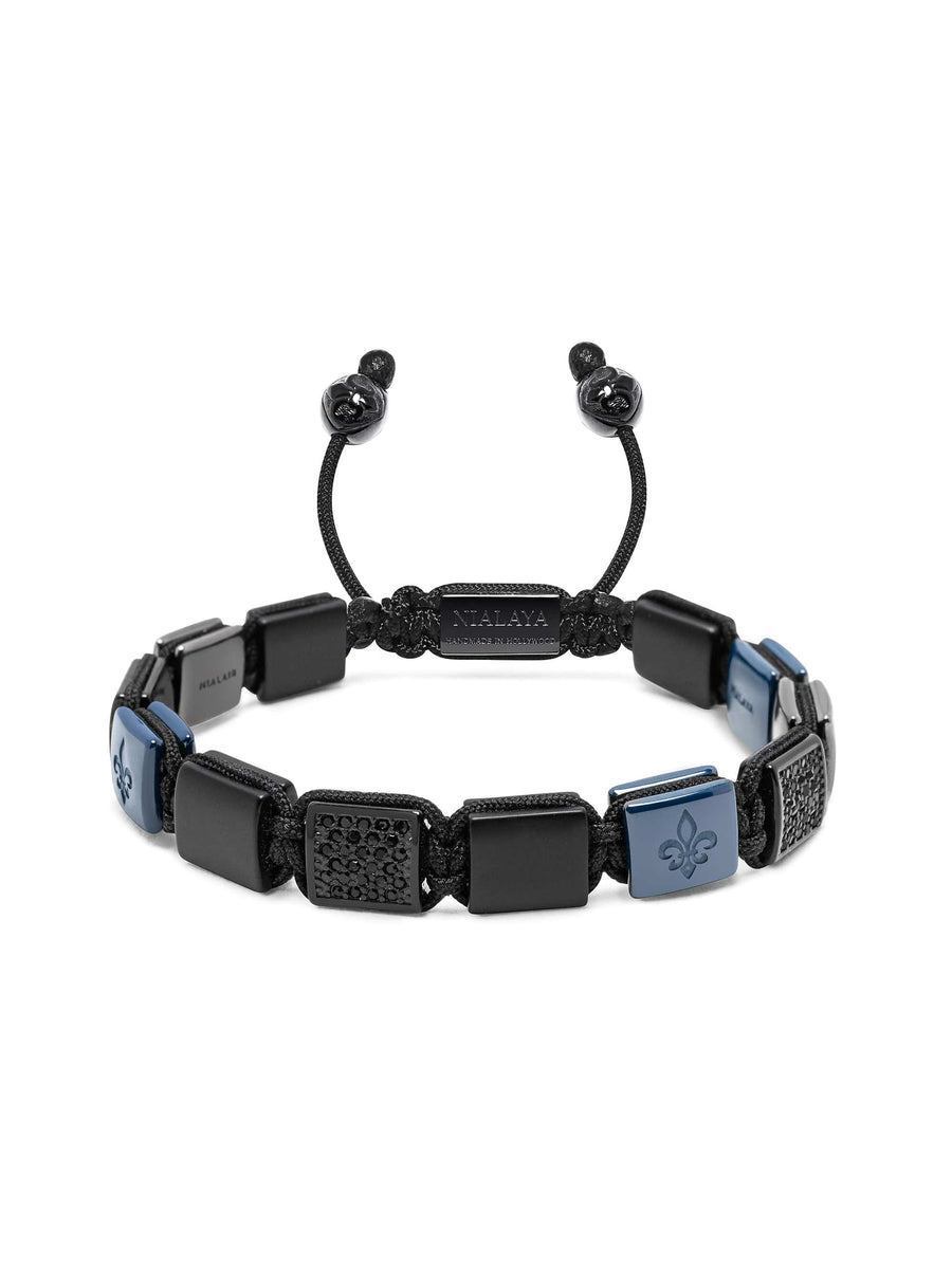Midnight Onyx Dorje Flatbead Bracelet