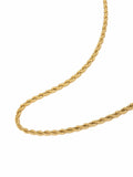 Nialaya Men's Necklace Gold Rope Chain 26 Inches / 66.04 cm MNEC_122