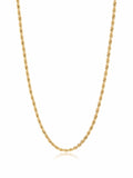 Nialaya Men's Necklace Gold Rope Chain 26 Inches / 66.04 cm MNEC_122
