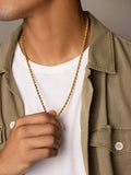 Nialaya Men's Necklace Gold Rope Chain 26 Inches / 66.04 cm MNEC_122