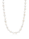 Men's Baroque Pearl Choker with Silver