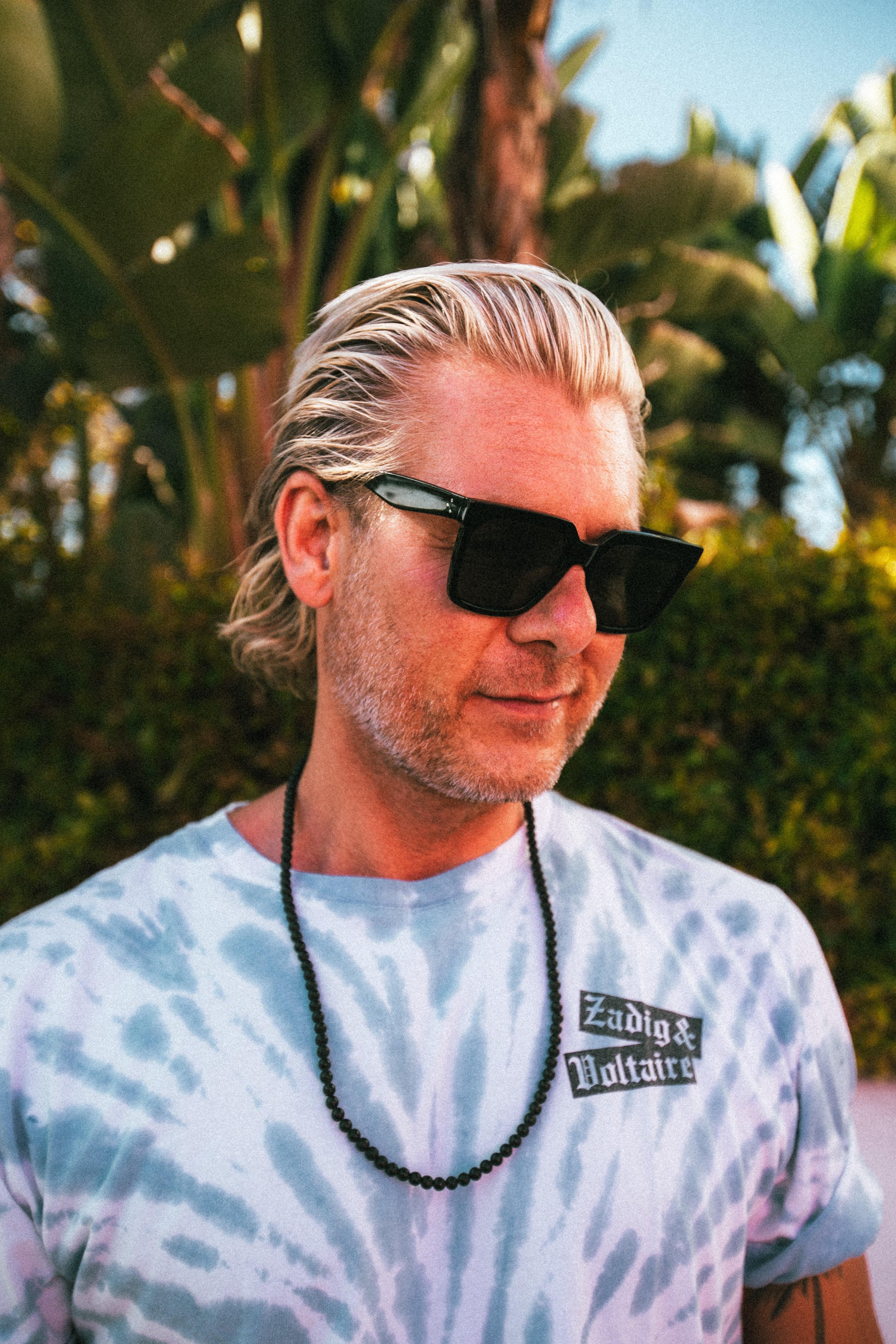 Nialaya Men's Necklace Men's Beaded Matte Onyx Necklace 30 Inch MNEBAS_077