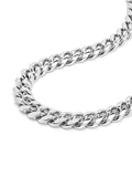 Nialaya Men's Necklace Men's Chunky Cuban Chain Choker 19 Inches / 48.26 cm MNEC_333