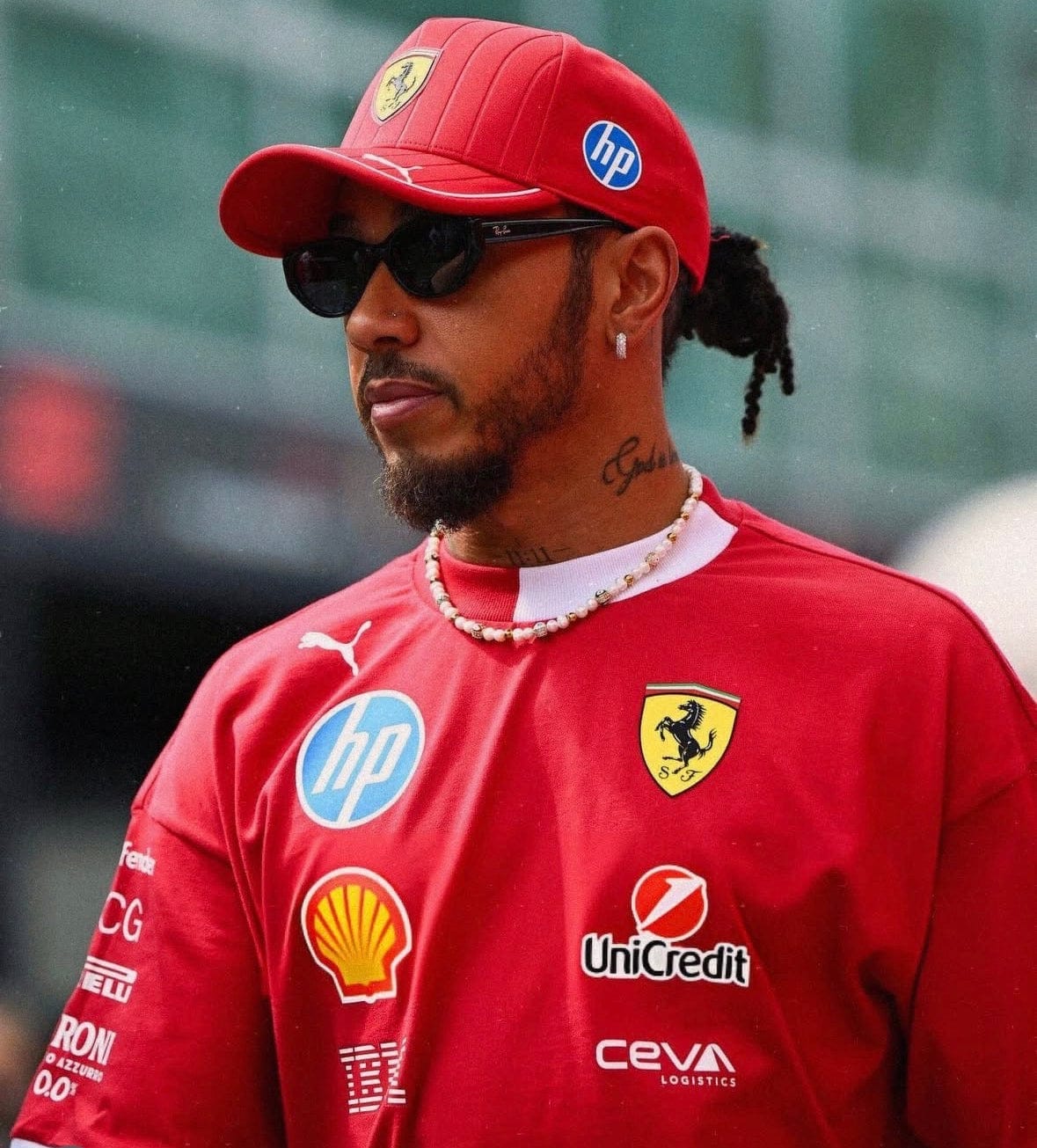 Nialaya Men's Necklace Men's Evil Eye Pearl Necklace Men's Evil Eye Pearl Necklace 20 Inches / 50.8 cm MNEC_359