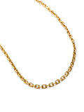 Nialaya Men's Necklace Men's Gold Cable Chain