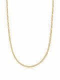 Men's Gold Cuban Link Chain in 3mm