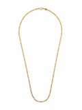 Nialaya Men's Necklace Men's Gold Figaro Chain in 3mm