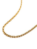 Nialaya Men's Necklace Men's Gold Paperclip Chain