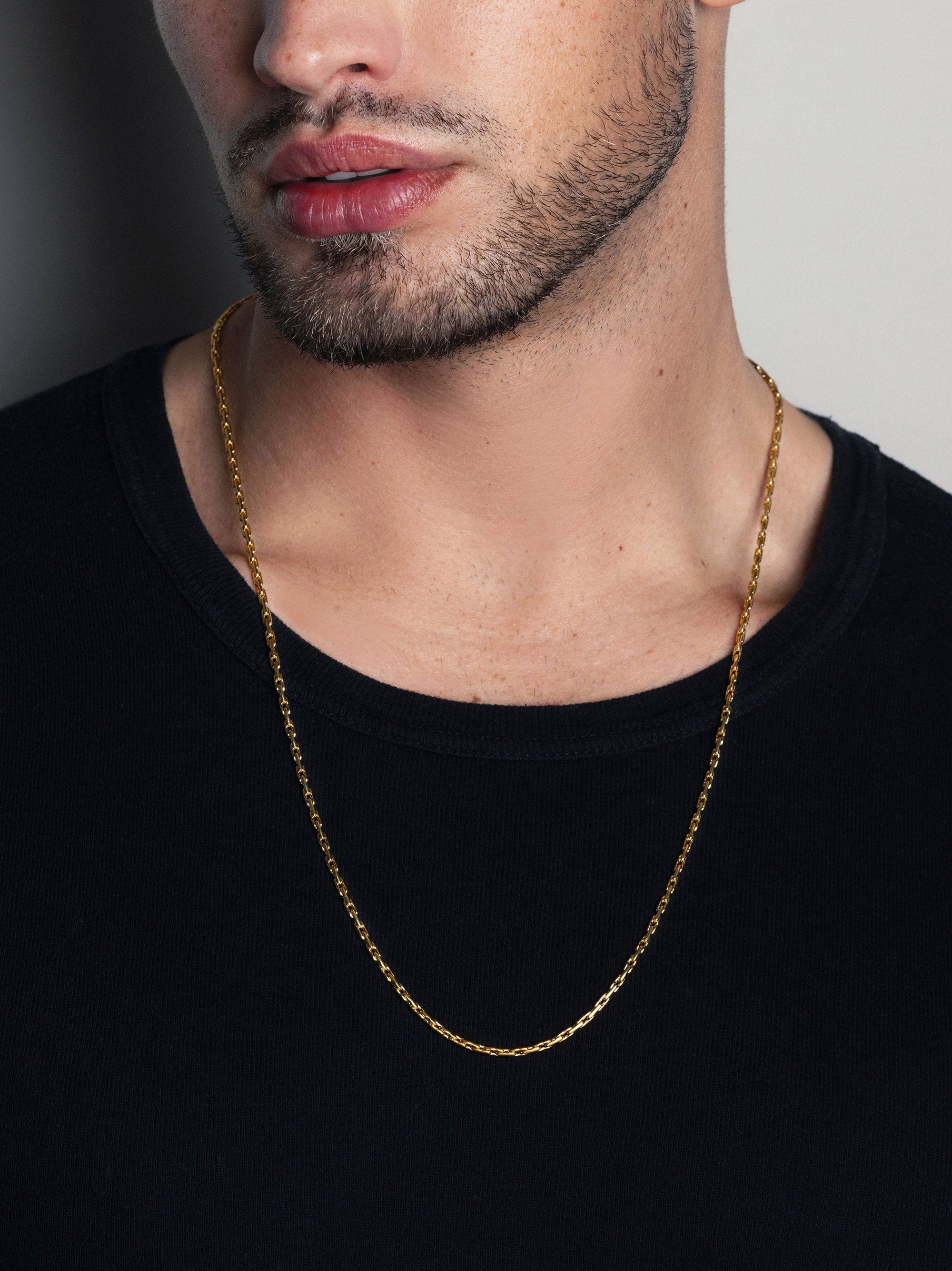 Mens paperclip necklace hotsell
