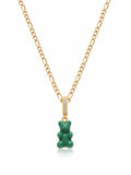 Nialaya Men's Necklace Men's Green Gummy Bear Necklace 22 Inches / 55.88 cm MNEC_308