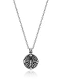 Nialaya Men's Necklace Men's Necklace with Silver Compass