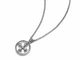 Nialaya Men's Necklace Men's Necklace with Silver Dorje Amulet 30 Inch MNEC_033