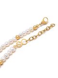 Nialaya Men's Necklace Men's Pair of Dice Pearl Choker 20 Inches / 50.8 cm MNEC_356