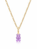 Nialaya Men's Necklace Men's Purple Gummy Bear Necklace 22 Inches / 55.88 cm MNEC_305