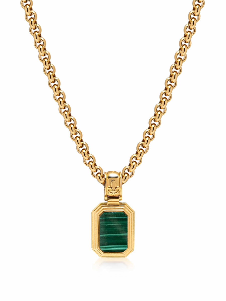 Sterling Silver Two-in-One Pendant Necklace with 18K Gold Plating