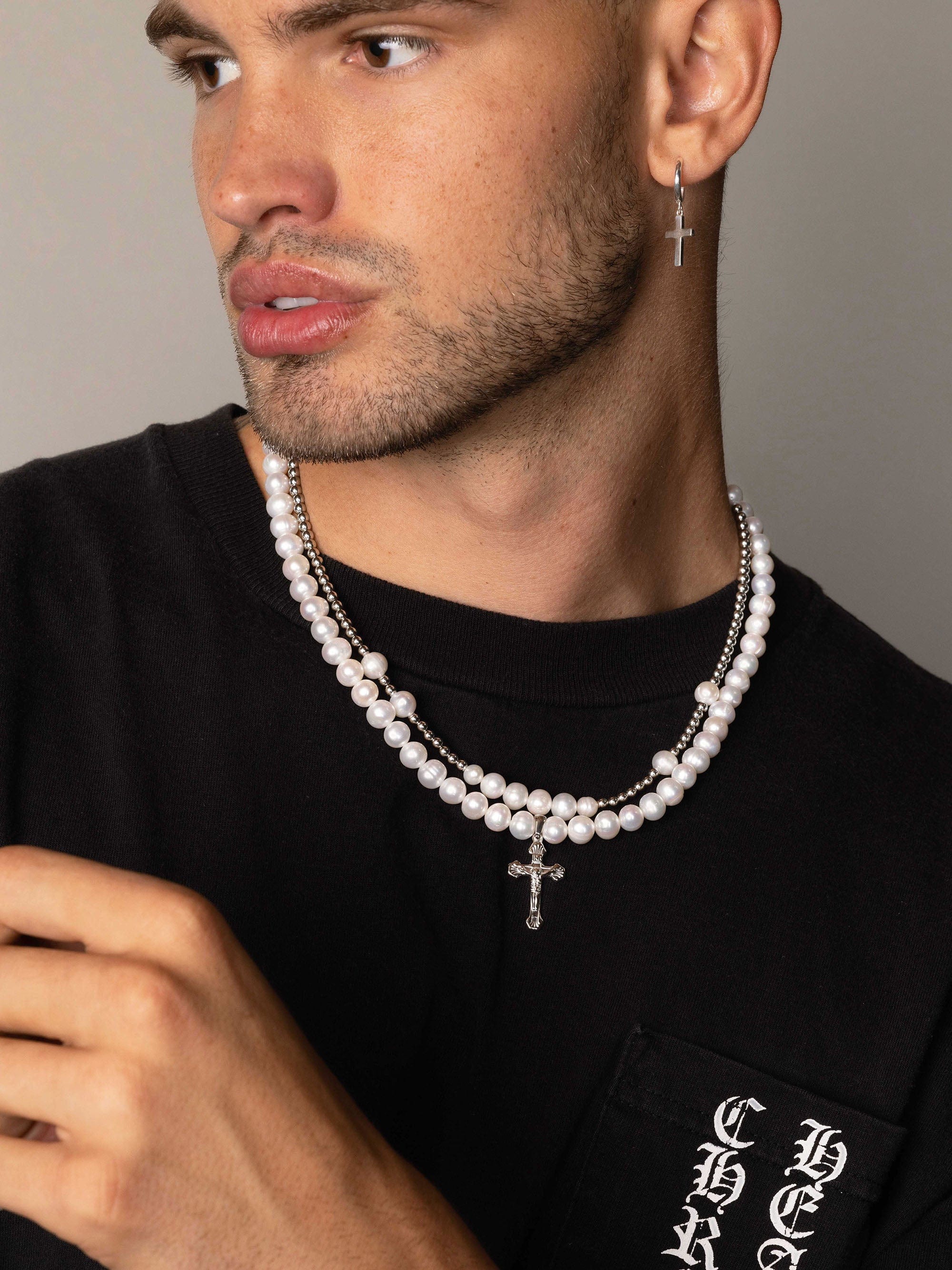 Pearl pendant for men deals