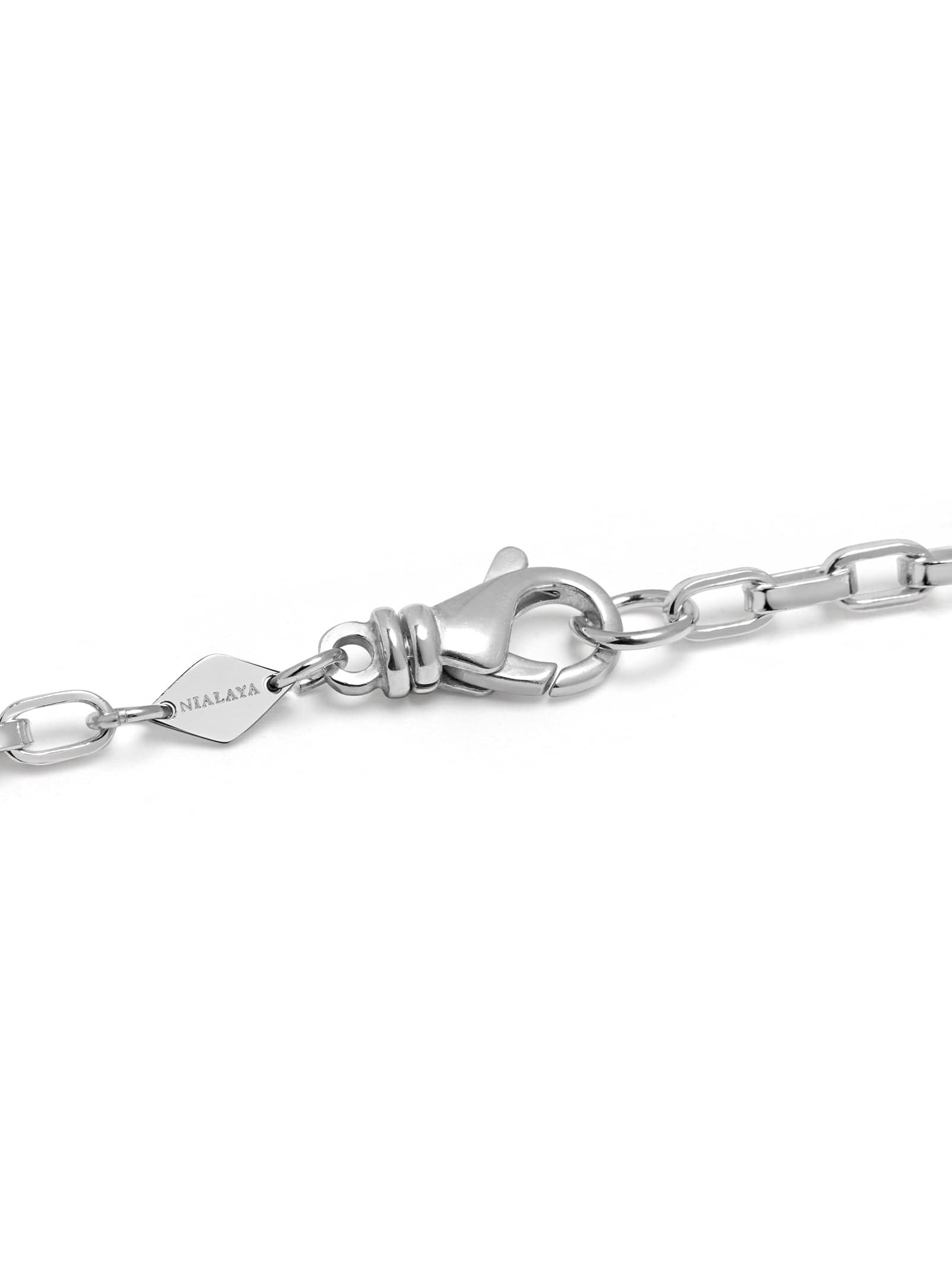 Sterling Silver Faceted Cable Chain Nialaya
