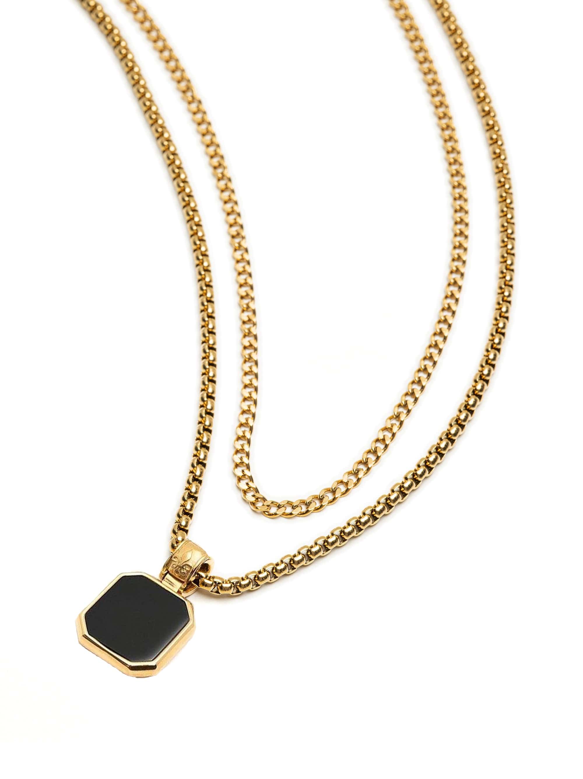 Nialaya Men's Necklace The Bel Air Necklace Layer The Bel Air Necklace Layer MNECL_021