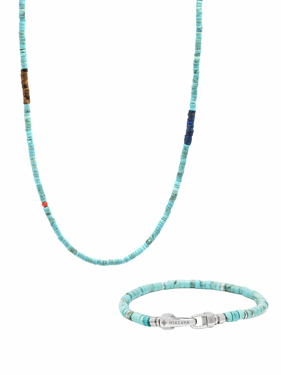Turquoise Heishi Set