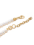 Nialaya Men's Necklace Women's Eye of Ra Pearl Choker 20 Inches / 50.8 cm