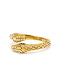 Nialaya Men's Ring Men's Gold Plated Vintage Snake Ring