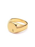 Nialaya Men's Ring Men's Limited Edition X Engraved Ring 12 MRING_089