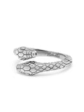 Nialaya Men's Ring Men's Stainless Steel Vintage Snake Ring