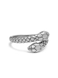 Nialaya Men's Ring Men's Stainless Steel Vintage Snake Ring