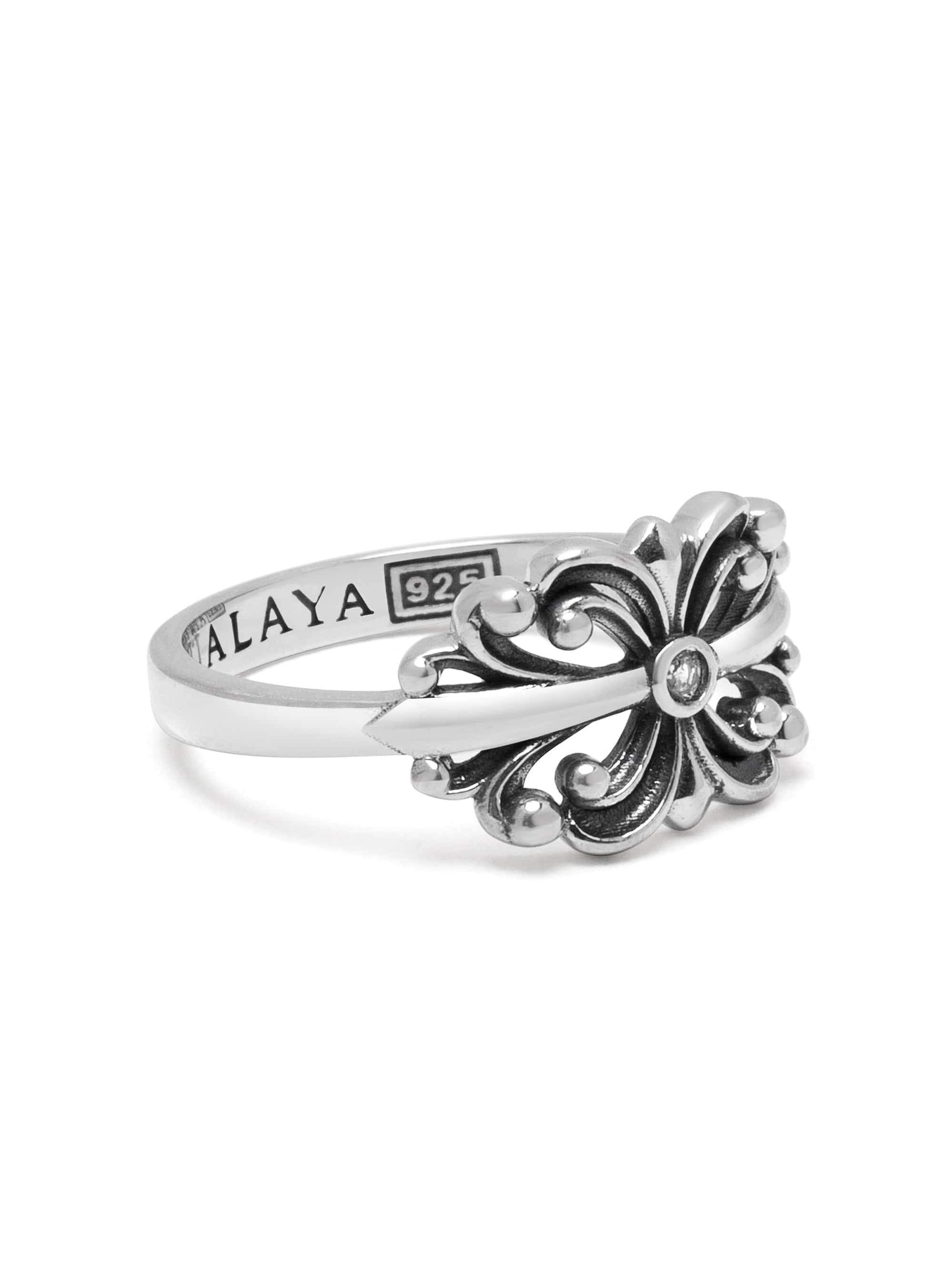 One Off Rings For Men Men's Sterling Silver Bloom Ring – Nialaya