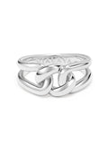 Nialaya Men's Ring Men's Sterling Silver Knot Ring