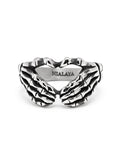 Nialaya Men's Ring Men's Vintage Skeleton Ring