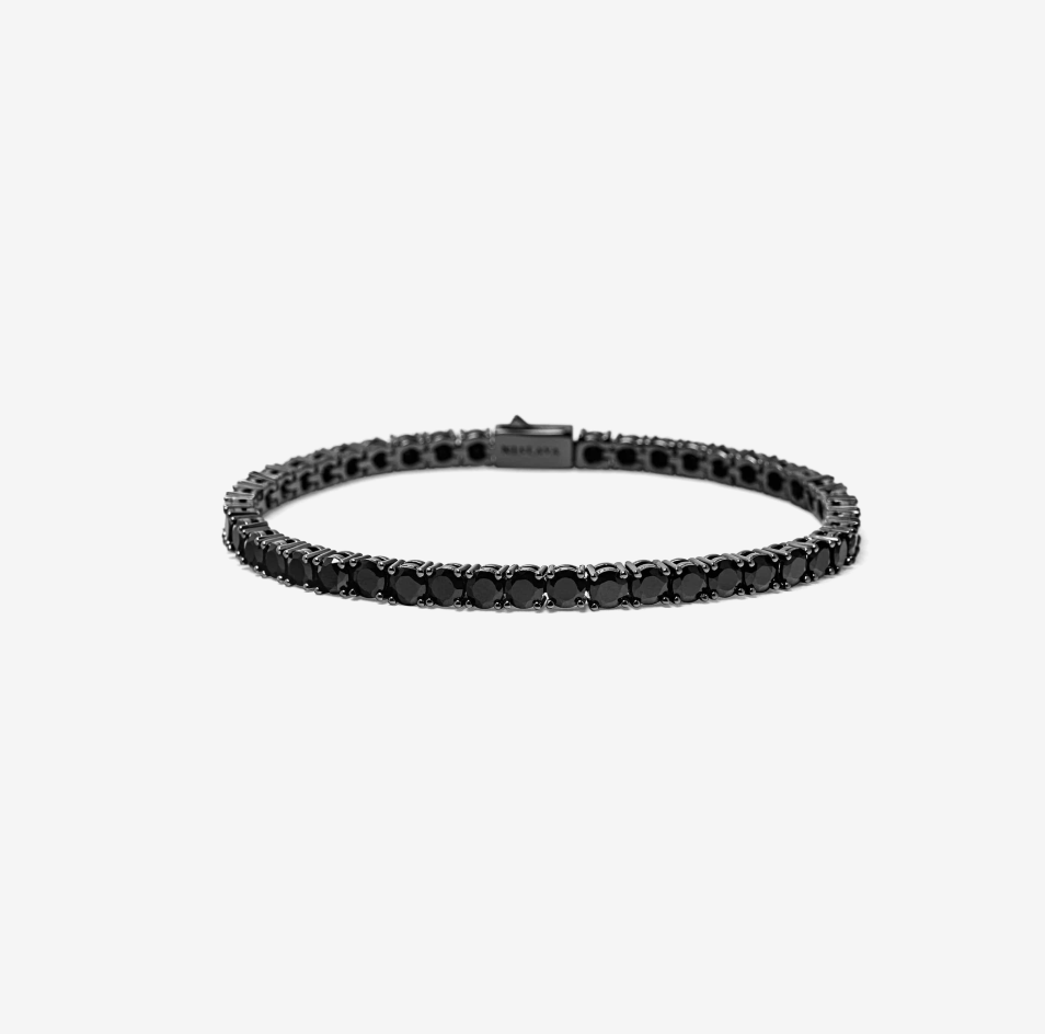 Nialaya Men's Stack Bracelet Midnight Stack Midnight Stack