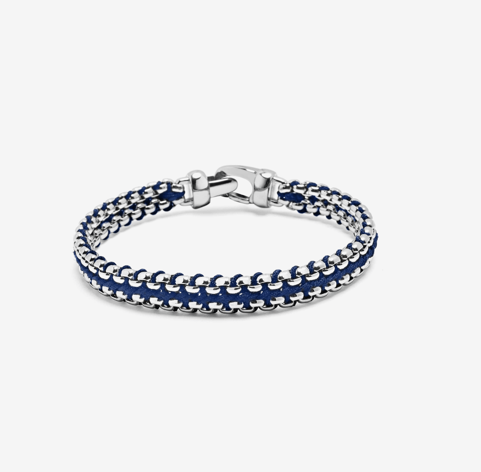 Nialaya Men's Stack Bracelet Ocean Drive Stack Ocean Drive Stack