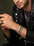 Nialaya Men's Stack Bracelet The Gstaad Stack