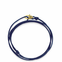 Navy Wrap-Around String Bracelet