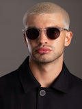 Nialaya Sunglasses Malibu Sunglasses - Grey on Clear NIASUN_004