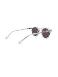 Nialaya Sunglasses Malibu Sunglasses - Grey on Clear NIASUN_004