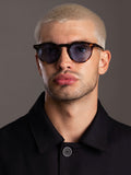 Nialaya Sunglasses Malibu Sunglasses - Light Blue on Tortoise NIASUN_003