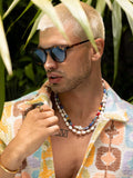 Nialaya Sunglasses Malibu Sunglasses - Light Blue on Tortoise NIASUN_003
