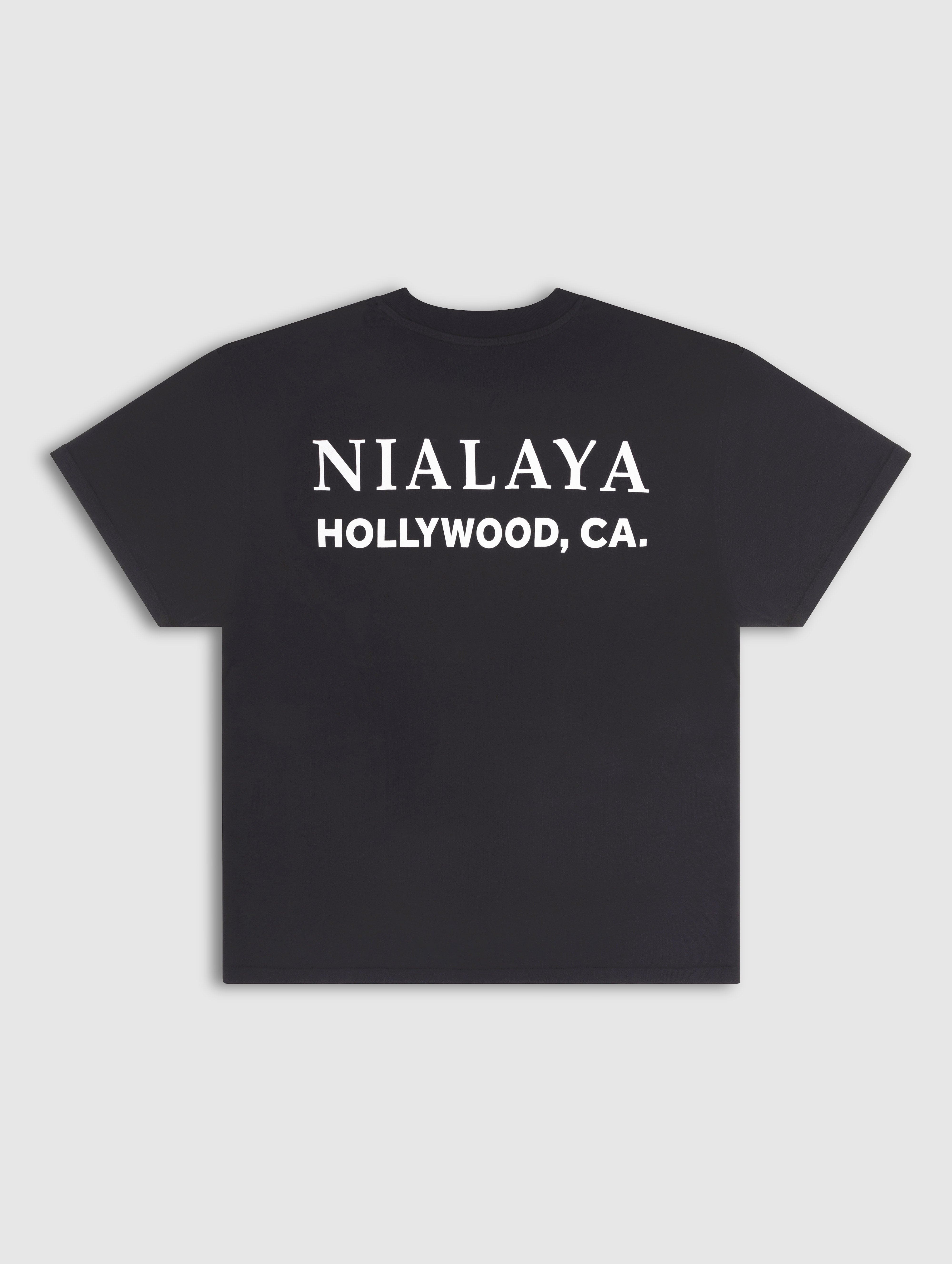Nialaya T-Shirt Classic Nialaya Logo Tee in Black