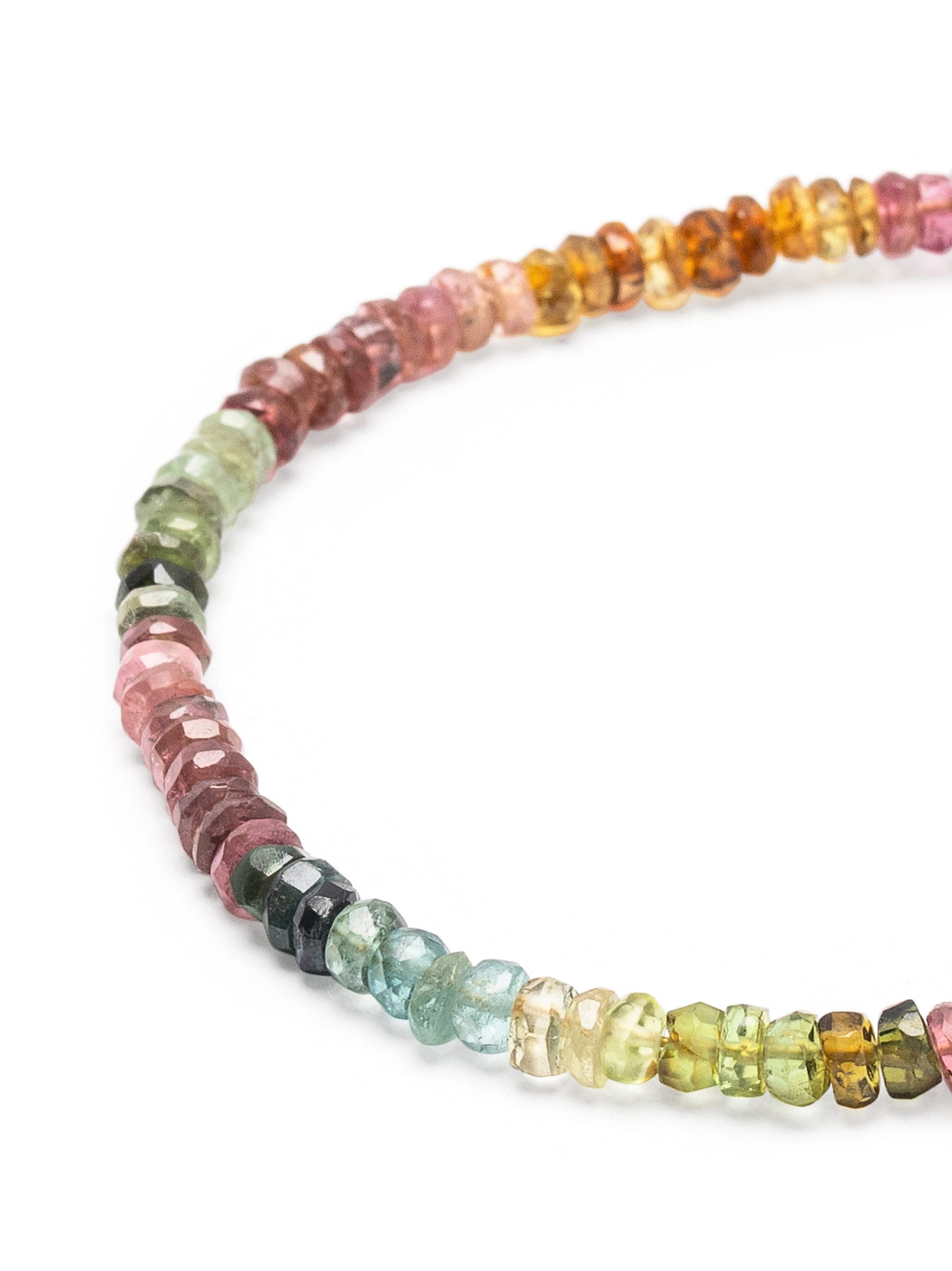 Nialaya Women's Beaded Bracelet Faceted Tourmaline Bracelet Faceted Tourmaline Bracelet