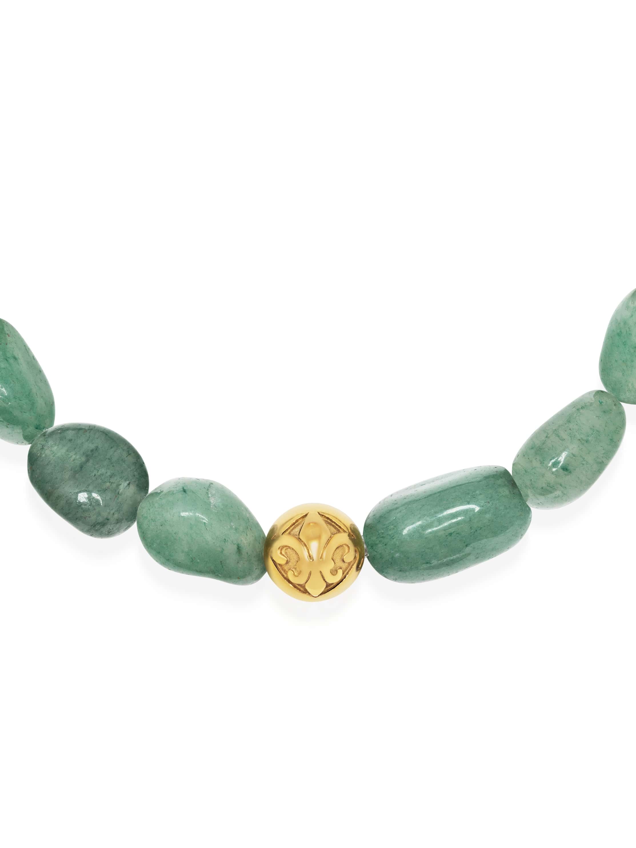 Nialaya Women's Beaded Bracelet Green Aventurine Gemstone Bracelet Green Aventurine Gemstone Bracelet