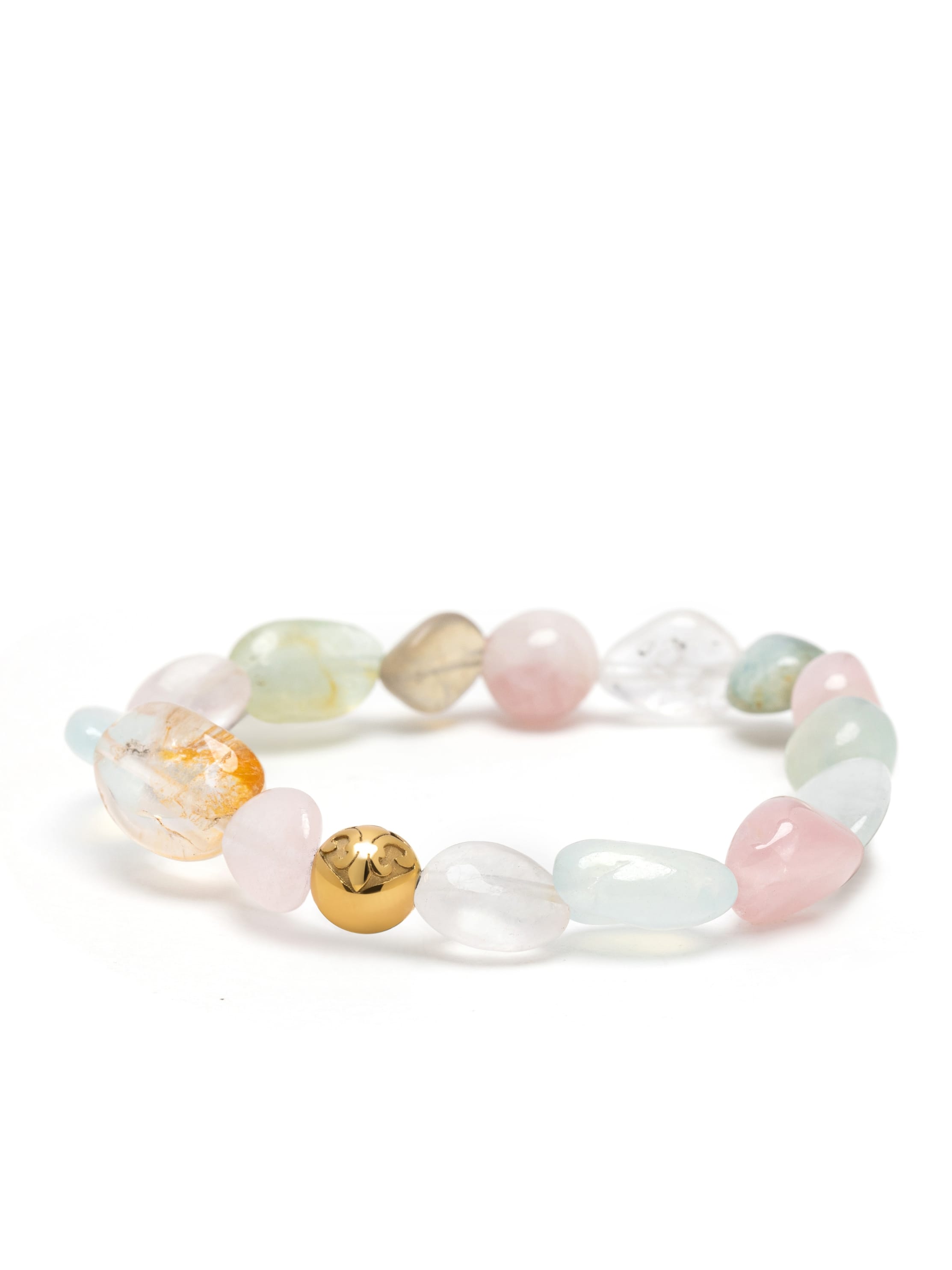 Nialaya Women's Beaded Bracelet Multicolor Beryl Gemstone Bracelet Multicolor Beryl Gemstone Bracelet